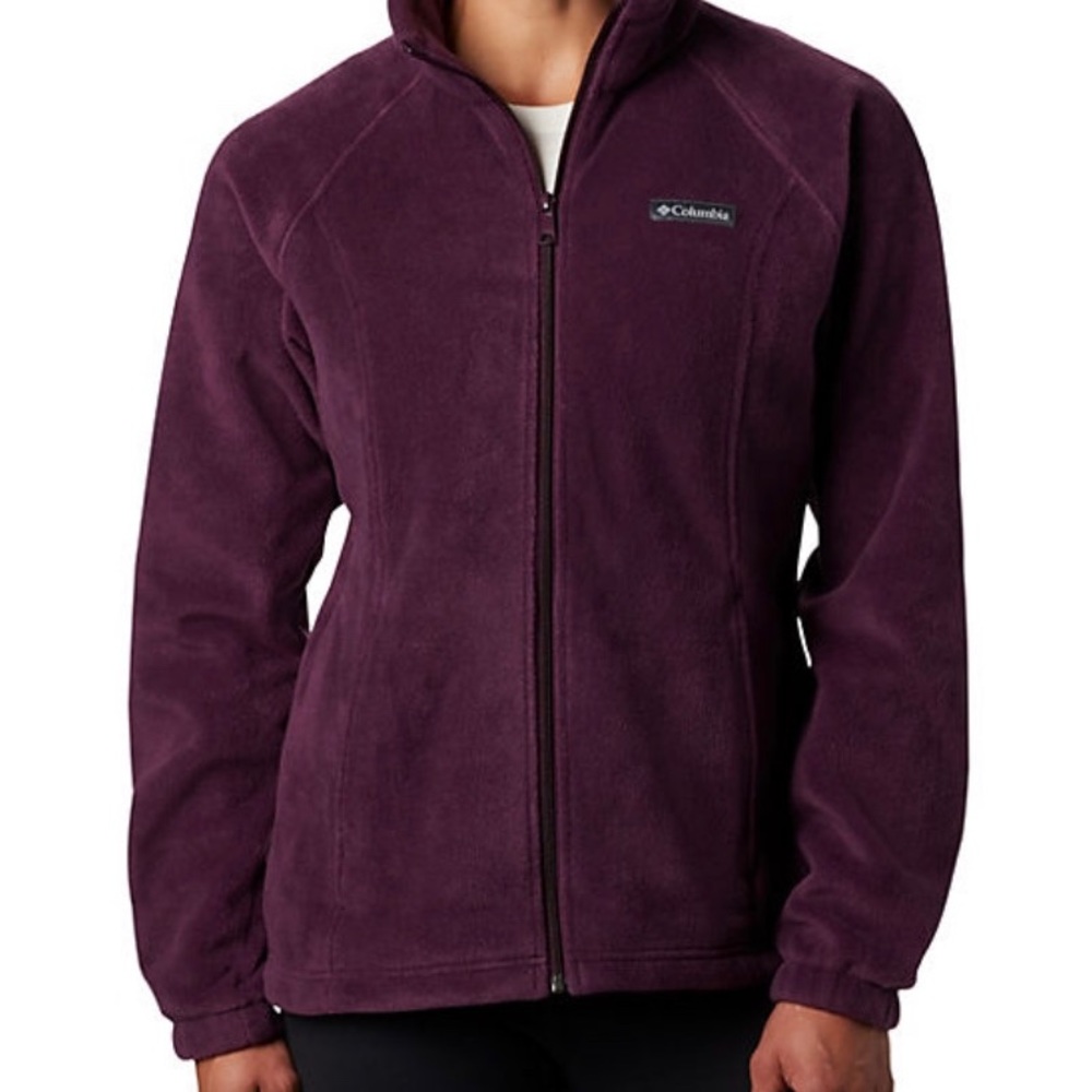 Maroon Columbia Fleece Jacket